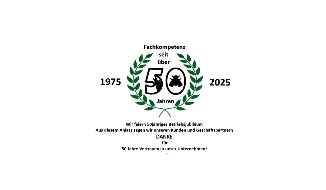 Schädlingsbekämpfung in der Oberpfalz und Niederbayern für Privat, Industrieunternehmen, kommunale Einrichtungen, Schulen und Gewerbebetriebe.